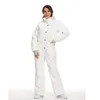 Skiing Suits Blue Magic Winter Snowboard Kombez Ski Jacket And Pant Females Jumpsuit Women Waterproof Overall Russia