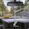 Décorations intérieures voiture rétroviseur Miroir pendentif en alliage en alliage en alliage en métal décoration accessoires automobiles