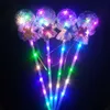 Princesse Light-up Magic Ball Wand Glow Stick Witch Wizard LED Magic Wands Halloween Chrismas Party Rave Toy Great Gift For Kids Birthday BBB