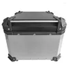 Motorradhelme Tail Box Top Wasserdicht und stoßfest Aluminium mit großer Kapazität, geeignet für 55L Trunk Universal