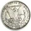 HB193-197 US Hobo Morgan un Dollar artisanat argent plaqué pièces de monnaie fabrication de matrices en métal