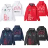 F1 Hoodie Formel 1 Racing Jacket Autumn and Winter Team Warm Hooded Windbreaker Motorcykeljacka Moto Jersey Män kvinnor Lossa avslappnad överdimensionerad tröja