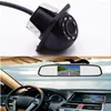 Car Rear View Cameras Cameras& Parking Sensors 4.3"LCD Reversing Camera 8LED Straw Hat HD Night Vision Blind Zone Image 7"LCD