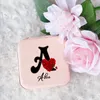 Party Supplies Personalized Custom Jewelry Box Travel Girl Jewellery Case Letter With Name Bridesmaid Birthday Christmas Valentine Gift For