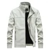 white long leather jacket