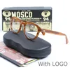 Johnny Depp frame Men Women Computer Goggles Round Transparent LEMTOSH Eyeglass Brand Design Acetate Style Vintage Frame Box oIe I4055905