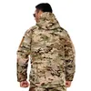 Hunting Jackets ANTARCTICA Softshell Fleece Jacket Men Tactical Hoodie Gear Military Winter Ski Warm Camouflage Multicam Windbreaker 3XL