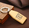 Party Favor Family Ever Keychain Dad Papa Grandpa Love You More Wooden Key Chain Key-Ring Car Keyring Family-Jewelry Handbag Pendant Gift SN4198