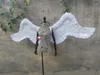 Home Party Decoration White Bendable Angel Wings Photo Studio Accessories Props