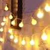 Saiten Beiaidi 2m 5m 10m Sternenkugel Weihnachten LED String Fairy Light Girlande Batteriebetriebene Outdoor Girlande Hochzeitsfeier