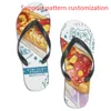 Chaussures personnalisées Support motif personnalisation tongs pantoufles sandales hommes femmes sport formateurs taille 38-45