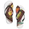 GAI Men Designer Custom Shoes Casual Slippers Mens Fashion Red Open Toe Flip Flops Beach Summer Slides Customized Pictures Are Available