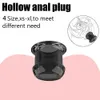 Yarn Hollow Anal Plug With Stopper Translucent Visible Anal Dilator Butt Vagina Anus Peep Expander Fidget BDSM Sex Toys For Women Gay Pantie