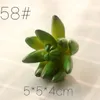 Decorative Flowers Green Artificial Succulents Plants DIY Unpotted Small Bonsai Home Garden Desktop Office Decor Table Party Decoration Fake