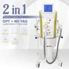 2023 New OPT High Efficiency 2-in-1 ND YAG Laser Facial Depilation Wrinkle Lifting Tight Skin Safety Beauty Instrument