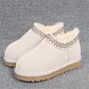 designer austrália Bota feminina homem Clássico inverno australiano SLIPPER botas tornozelo luxo botas de neve mocassins rasos chinelos de inverno WGG MAN TASMAN sapatos