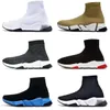 2.0 Chaussure Plateforme Sneaker Chaussettes Bottes Baskets Designer Tripler Paris Noir Blanc Bleu Gris Argent Clair Marron Ruby chaussures balencaigas Graffiti Vintage Beige