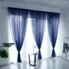 Curtain BILEEHOME Tulle Modern Window Curtains For Living Room Bedroom Solid Sheer Voile Drapes Organza Screening Treatments Home Decor