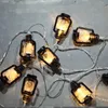 CNSUNWAY Weihnachts-LED-Lichterkette, 3D-Jack-o-Laterne, 40 LEDs, Kerosinlampe, Lichterkette, batteriebetrieben, orangefarbene Lichter für Party, drinnen, Herbst, draußen, Ernte