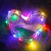 Strings 2m 3m 5m Sliver draad LED STRING Lichten Waterdicht voor kerstboom Wedding Party Holiday Decoratie USB Stripverlichting