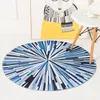 Carpets Creative Geometric Splash Abstract Round Carpet Bedroom Computer Chair Rug Living Room Coffee Table Kids Game Mat