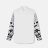 Mens Designer Chemises Marque Vêtements Hommes À Manches Longues Chemise Habillée Hip Hop Style Qualité Coton Tops 104010