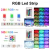 Strisce LED Luci di Striscia SMD2835 RGB DC 12V Impermeabile Flessibile Wifi Nastro Diodo Arredamento Camera Da Letto Luces Per Camera Bluetooth