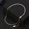 Tornozinhos orsa jóias 925 Sterling Silver Tennispaper Clipmariner Link Chain for Women Summer Foot Straps Jewelry