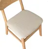 椅子は柔らかいポーラーフリースファブリックダストプルーフ取り外し可能なホームエラスティックキッチンリビングスツールシート洗える部屋カバーアクセサリーCO N6U2