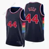 Печать 2022 New City Basketball Jerseys 30 Furkan Korkmaz 44 Пол Рид Высококачественный Джерси.