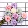 Decorative Flowers 1PC Artificial Silk Flower Wedding Bouquet Dandelion Ball Simulation Road Lead Wall Fake Home Decoration