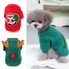 Dog Apparel Festival Pet Clothes Winter Sweater For Small Dogs Yorkshire Poodle Pullovers Christmas Puppy Cat Hoodies Ubranie Dla Psa