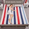 Blankets Electric Heating Blanket Dual-control Thermostat Intelligent Heated Mattress Winter 9-speed Body Warmer