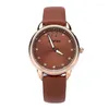 Montre-bracelets 2022 Tendance de mode Simple Belt Dames Quartz Watch Decorative