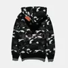 Womens Fashion Luminous Camouflage Hoodies Mens 긴 소매 지퍼 후드 코트 커플 Streetwear 캐주얼 양털 탑 추가 아시아 크기 M-3XL