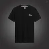 Men's T Shirts 2022 Summer Par's Cotton Short Sleeve T-shirt Loose Clothes Ins Fashion Half Brand Men