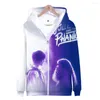 Męskie bluzy z kapturem 3D Julie i Phantoms Hoy Boy Girl Bluzy Hip Hop Streetwear Ubrania dla dzieci