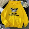 Hoodies Album Fine Line Bluzy swobodne bluza motyla Kobiety różowy kawaii ubrania mężczyzn Zagimny harajuku z kapturem bawełna