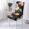 Stoelbedekkingen Mandala Gedrukte Cover Boheemse stoelen Hoog rug voor eetkamer feestje Wedding Decoratie