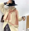 Bufanda de invierno Pashmina para diseñadores bufandas cálidas moda clásica mujer imita lana de Cachemira mantón largo abrigo 180cm6407391