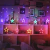 Строки Рождественские огни 110 В/220 В Luces Luces Levelande Lumineuse с 8 играми модели Fairy Star Crole String Light