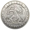 HB193-197 US Hobo Morgan un Dollar artisanat argent plaqué pièces de monnaie fabrication de matrices en métal