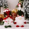 Gnome juldekorationer Plush Elf Doll Reindeer Holiday Home Decor Tack Giving Day Gifts GCB15965