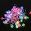 Strings DC 5V USB String LED Fairy Lights 10M 60LED Waterproof Hairball Decoration for Christmas Wedding Party Garland