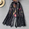 Retro HEPBURN Light Mature Style Lace Dress Stand Stand Collar Summer Summer Summer Slim Goddess Long Dress