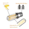 10 Pcs/Lot Mini E14 E12 LED Réfrigérateur Congélateur Filament Lumière COB Dimmable Ampoules 1 W 2 W 4 W Lampe Froid Chaud Blanc Lampes Éclairage