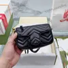 Axelväska designer rombisk mönster läder plånbok utsökt midja crossbody för kvinnor klassiska berömda varumärkes shopping purses 220207