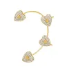 Fashion Butterfly Ear Cuff Without Piercing For Women Sparkling Zircon Ear Clips Earrings Wedding Party Jewelry Gifts wholesale