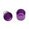 Porte-clés Stash Jar Airtight Seal Pill Box Portable Dry Herb Storage Container Metal Stash Boxes Porte-clés Tabac Fumer Accessoire