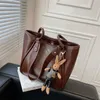 Autumn And Winter 2022 New Fashion Commuter Tote Bag Simple High Capacity Shoulder Bags PU Women's HandBag